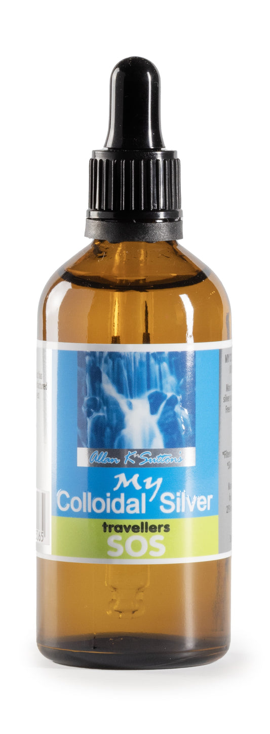 Allan K Sutton's My Colloidal Silver 100mL, Dropper Bottle Great For Travel