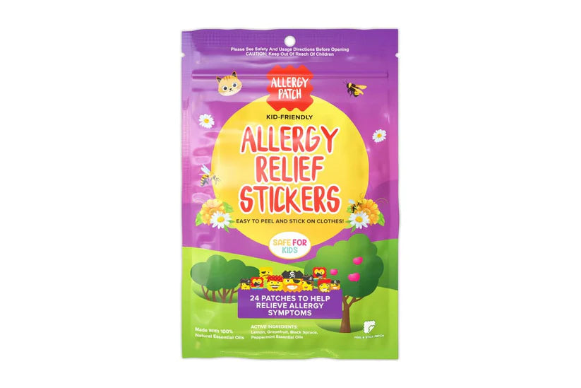 The Natural Patch Co. Allergy Relief Stickers 24 Patches, To Help Relieve Allergy Symptoms