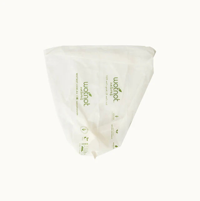Wotnot Naturals 100% Biodegradable Nappy Bags 50 Bags, Made With Natural Corn Starch