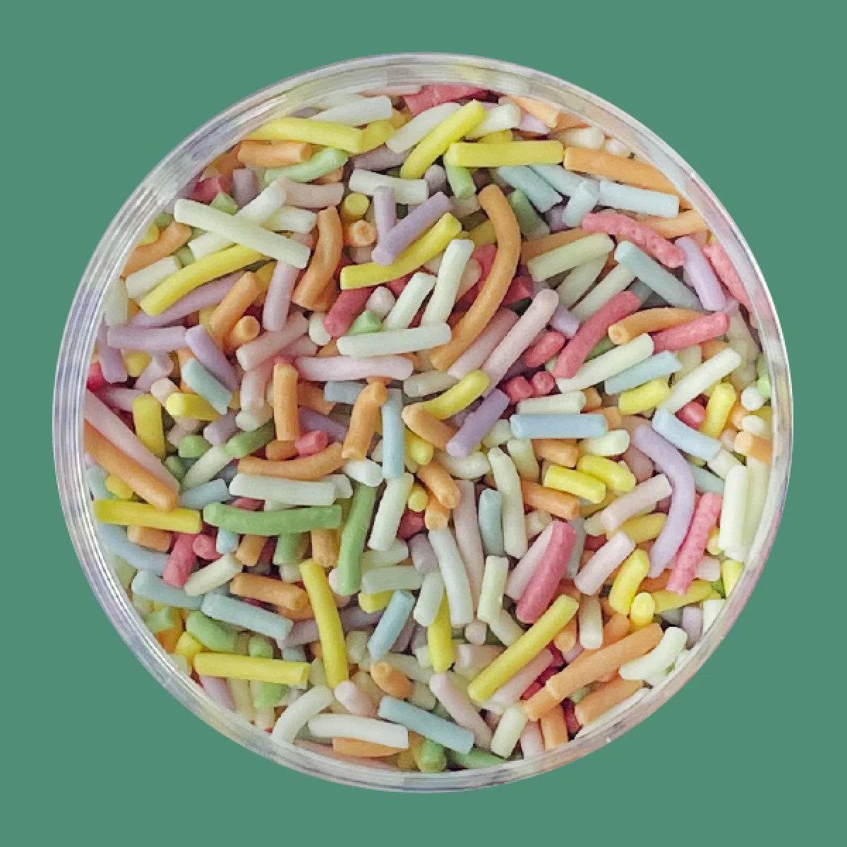 Hopper Gluten Free Natural Rainbow Sprinkles 85g, No Artificial Colours Or Flavours