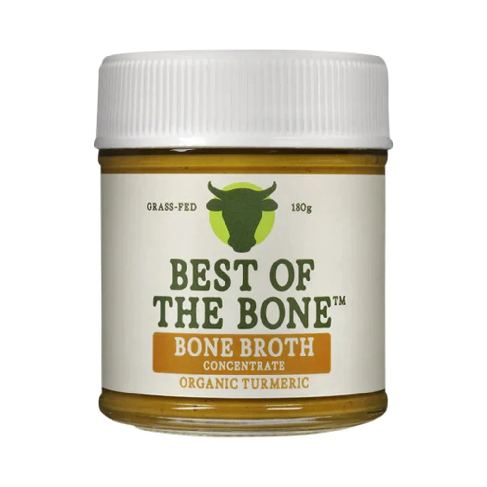 Best Of The Bone Organic Turmeric Beef Bone Broth Concentrate 180g, An Anti-Inflammatory Broth