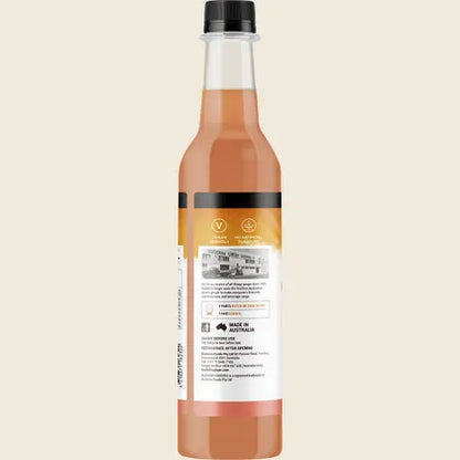 Buderim Ginger Lemon, Lime & Bitter Refresher Cordial No Sugar 750ml, Zesty Sugar-Free Sipper