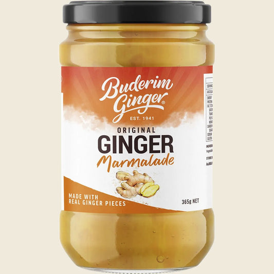 Buderim Original Ginger Marmalade 365g, Zesty, Warming & Naturally Sweet