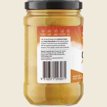 Buderim Original Ginger Marmalade 365g, Zesty, Warming & Naturally Sweet
