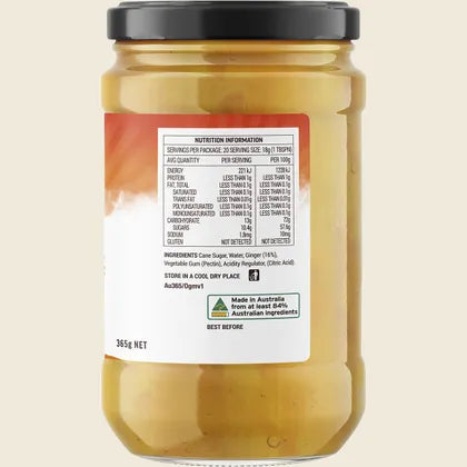 Buderim Original Ginger Marmalade 365g, Zesty, Warming & Naturally Sweet