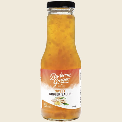 Buderim Sweet Ginger Sauce 250ml, Tangy, Versatile & Naturally Sweet