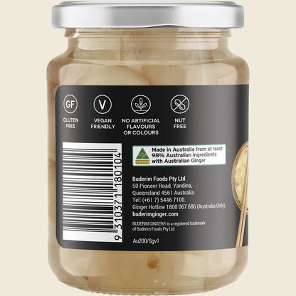 Buderim Australian Sushi Ginger 200g, Crisp, Clean & Naturally Balanced