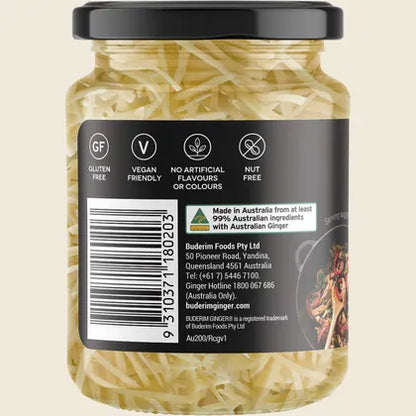 Buderim Australian Ready Cut Ginger 200g, Fresh, Natural & Versatile