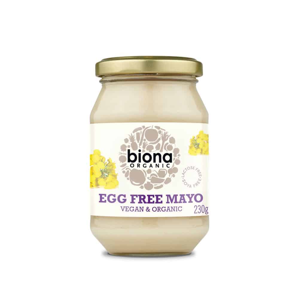 Biona Organic Egg Free Mayonnaise 230g, Creamy Plant Based Spread