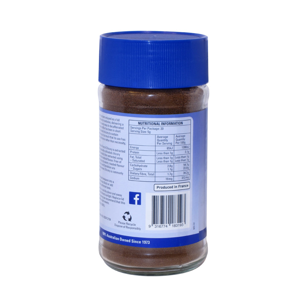 Bonvit Instant Blue Dandelion French Chicory 100g, Caffeine Free