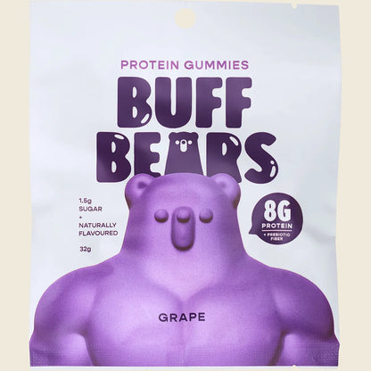 Buff Bears Protein Gummies 32g Single Sachet Or A Box Of 12 Sachets, Please choose Your Flavour