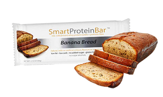 Smart Diet Solutions Smart Protein Bar™ Single Bar 60g Or A Box Of 12, Banana Bread Flavour