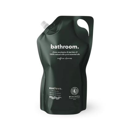 Euclove Bathroom Cleaner 50mL, 300mL, 500mL Or 1L, Eucalyptus Clove & Tea Tree Oil