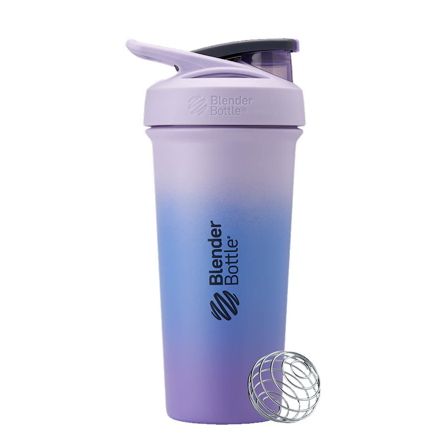 Blender Bottle Strada™ SLEEK Stainless Steel & Insulated 24oz / 710mL, Spill-Proof With A Lockable Flip Cap; Please Choose Your Colour