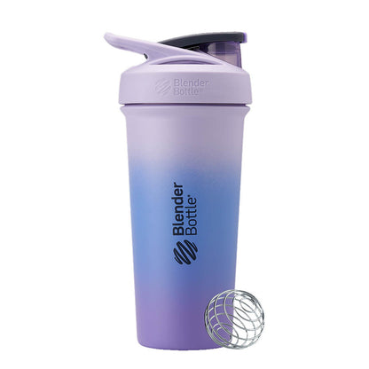 Blender Bottle Strada™ SLEEK Stainless Steel & Insulated 24oz / 710mL, Spill-Proof With A Lockable Flip Cap; Please Choose Your Colour