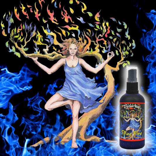 Tinderbox Blue Fire Perfume Spray 100mL, Set Your Spirit Dancing