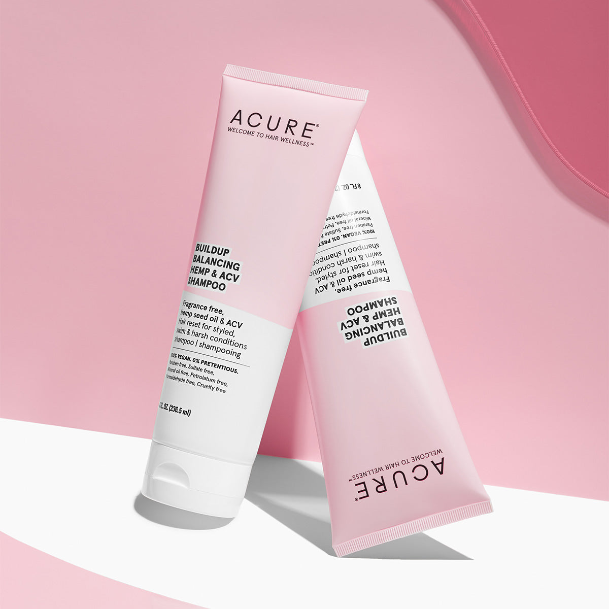 Acure Buildup Balancing Hemp & ACV Shampoo 236ml, For Soft, Manageable Hair