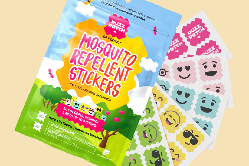 The Natural Patch Co. Mosquito Repellent Stickers 24 Or 60 Patches, Lasts Up TO 8 Hours!