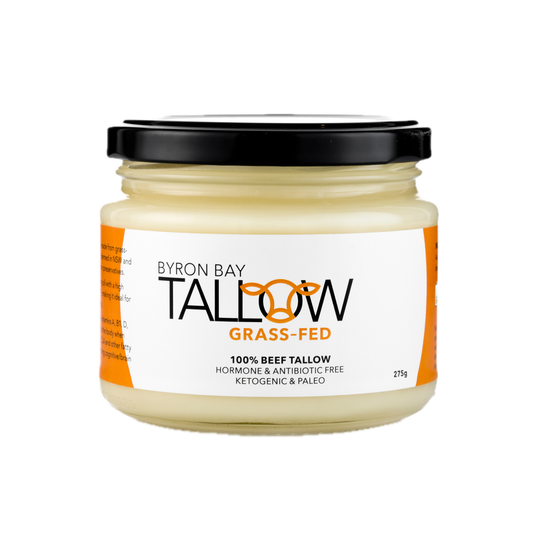 Byron Bay Tallow 275g, Grass Fed Beef Hormone & Antibiotic Free