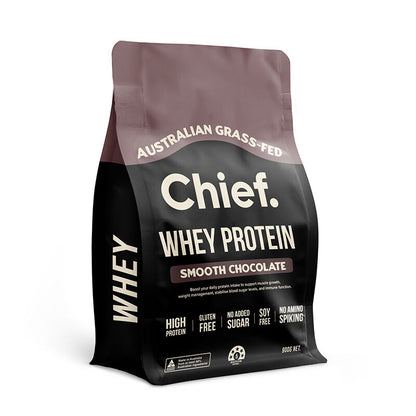Chief Whey Protein Concentrate 900g, Please Choose Your Flavour!