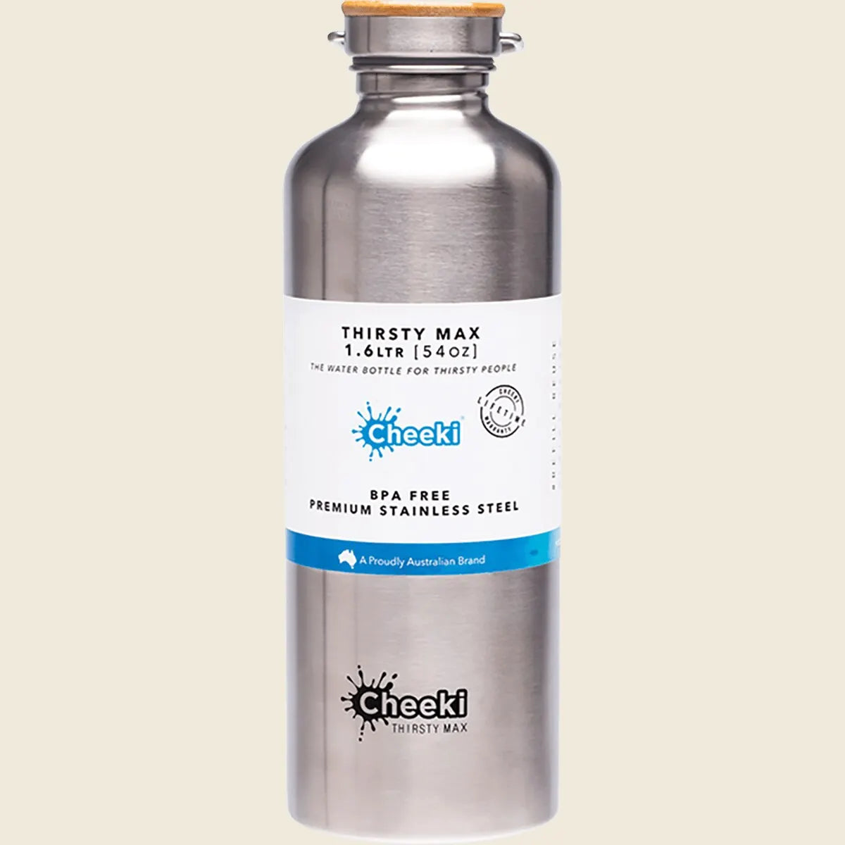 Cheeki Thirsty Max Stainless Steel Bottle 1.6L, Please Choose Your Colour!