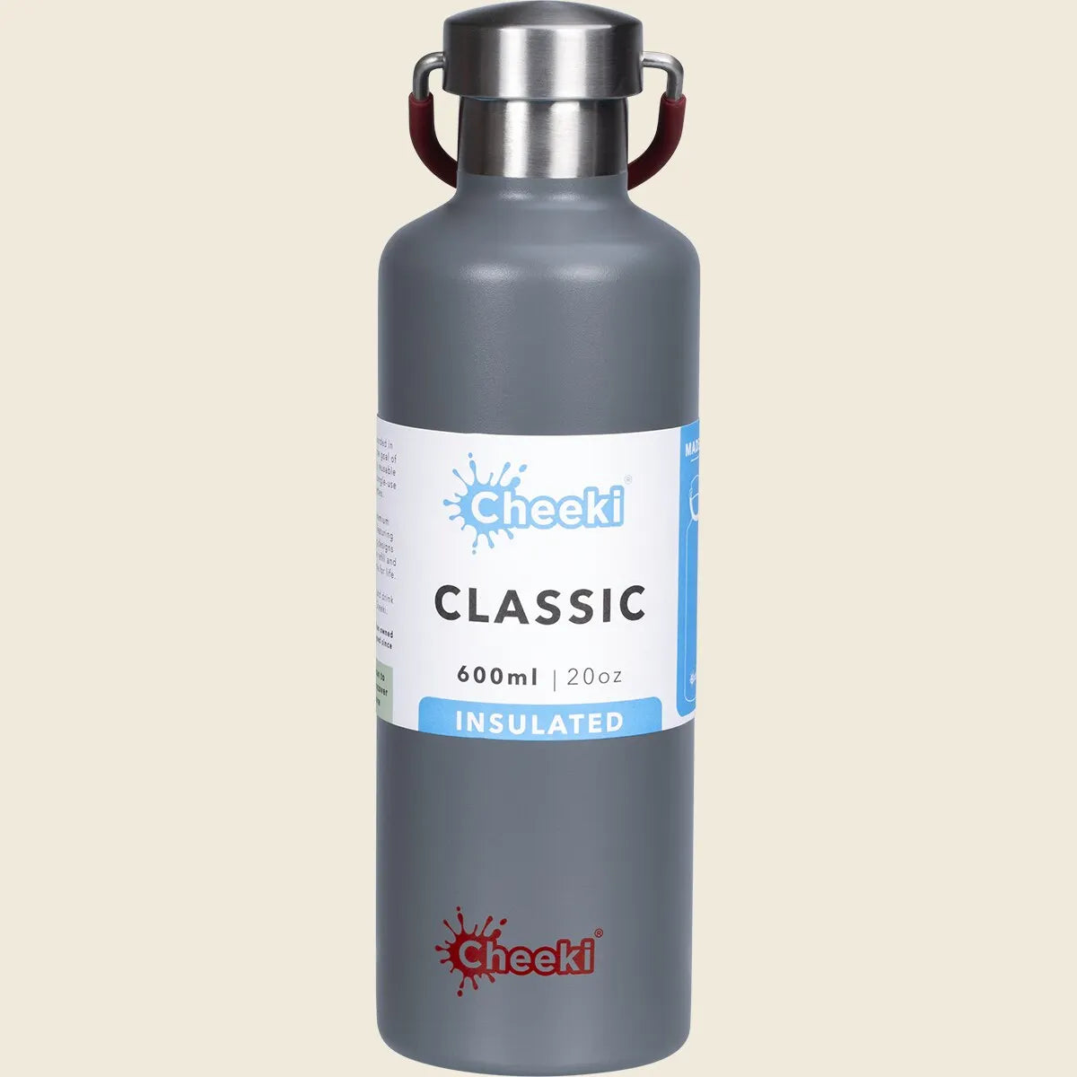 Cheeki Classic Insulated Bottle 600ml, Choose Your Colourway!