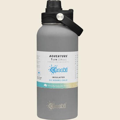 Cheeki Adventure Insulated Bottle 1L, Choose Your Colourway!