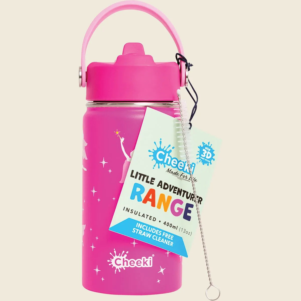 Cheeki Insulated Little Adventurer Bottle 400mL, Choose Your Colourway!