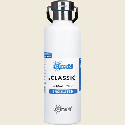 Cheeki Classic Insulated Bottle 600ml, Choose Your Colourway!