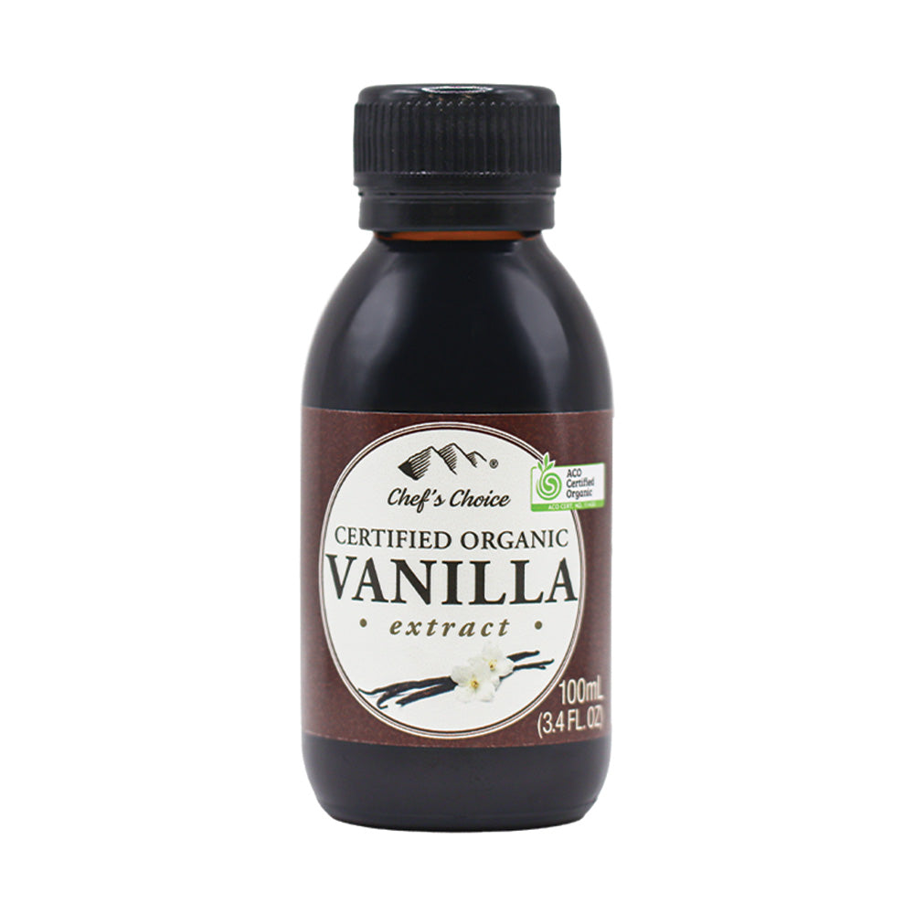 Chef's Choice Certified Organic Vanilla Extract 100mL, Product Of The USA