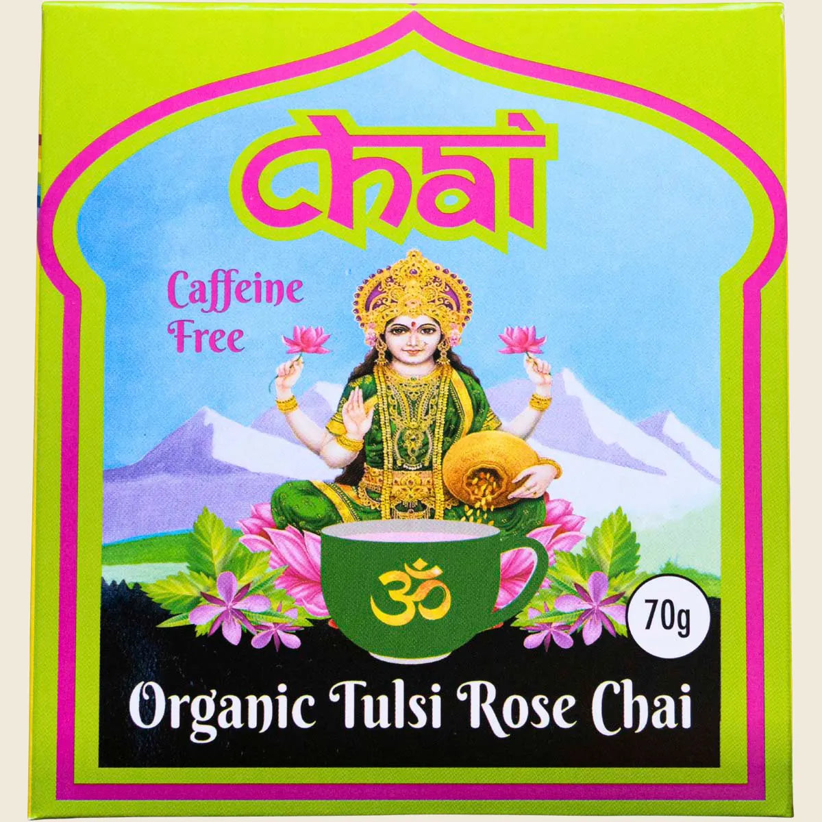 Chai Tea Organic Tulsi Rose Chai 70g, With The Aromatic Richness Of Tulsi