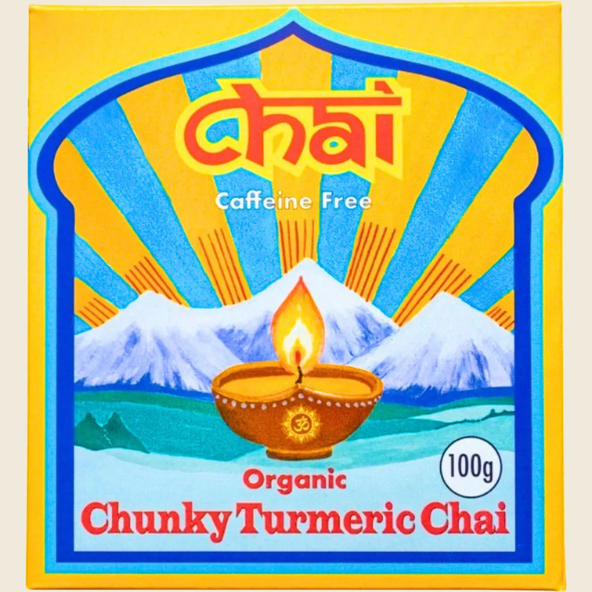 Chai Tea Organic Chunky Turmeric Chai 100g, With Aniseed & Black Pepper