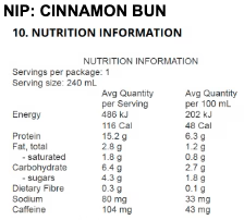 Innerbloom Cinnamon Bun Protein Coffee 240mL, Only 116 Calories Per Serve