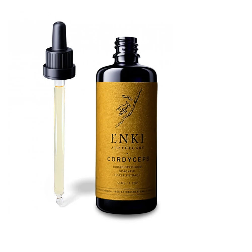 Enki Apothecary Cordyceps Mushroom Tonic 50ml, High Potency Spagyric