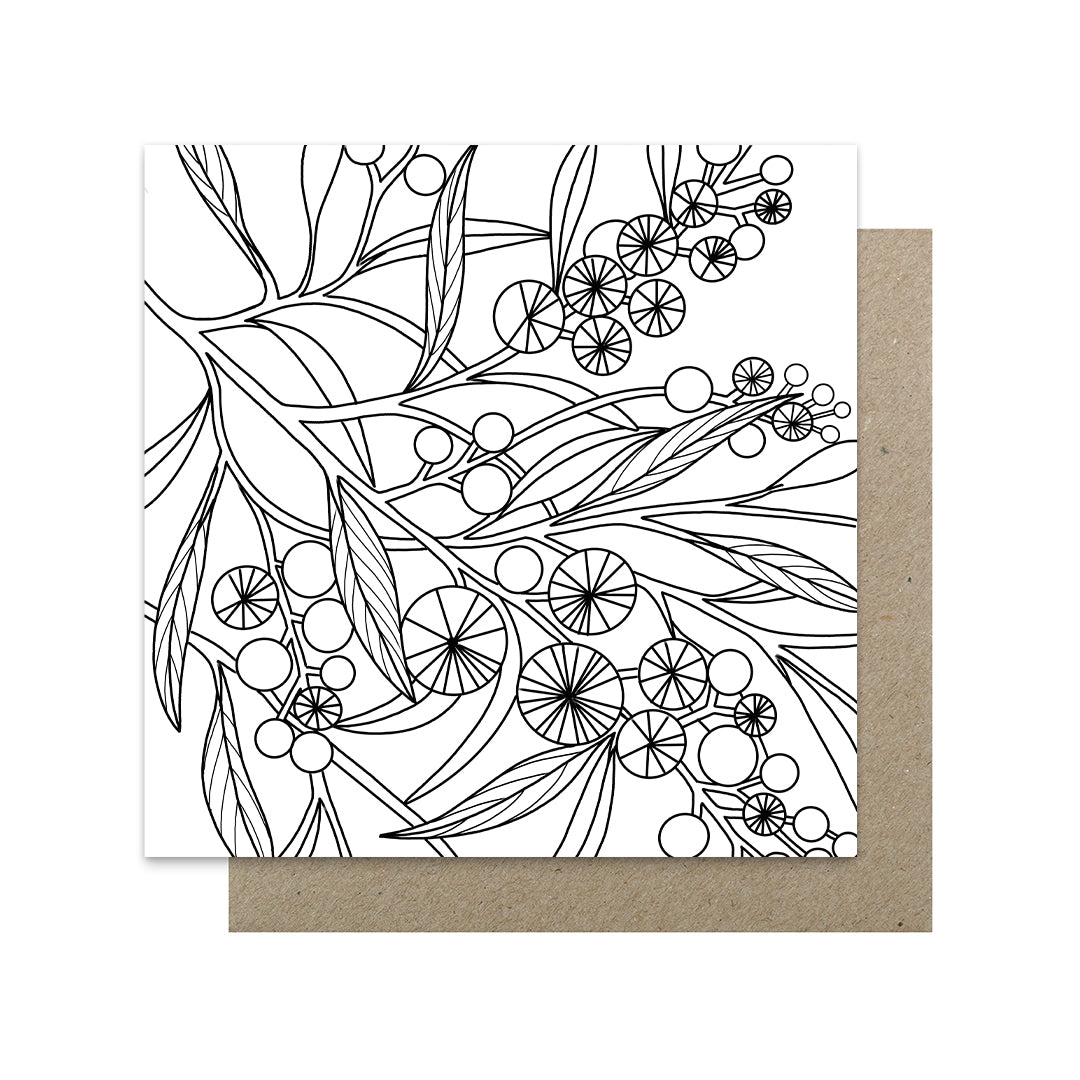 Earth Greetings 6 Greeting Colouring Cards, Dream In Flowers Design From The Claire Ishino Collection