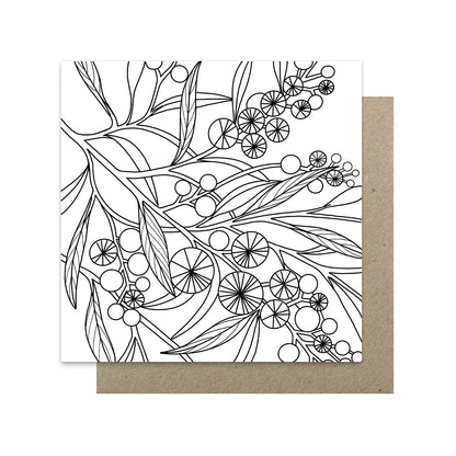 Earth Greetings 6 Greeting Colouring Cards, Dream In Flowers Design From The Claire Ishino Collection