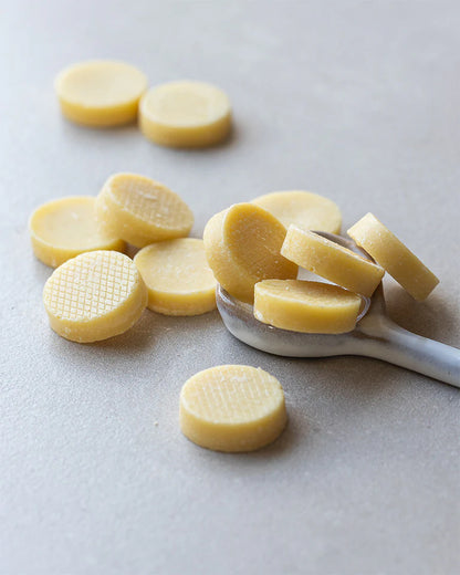 Power Super Foods Certified Organic Cacao Butter Buttons 250g Or 450g, Exceptionally smooth & Cold-Pressed