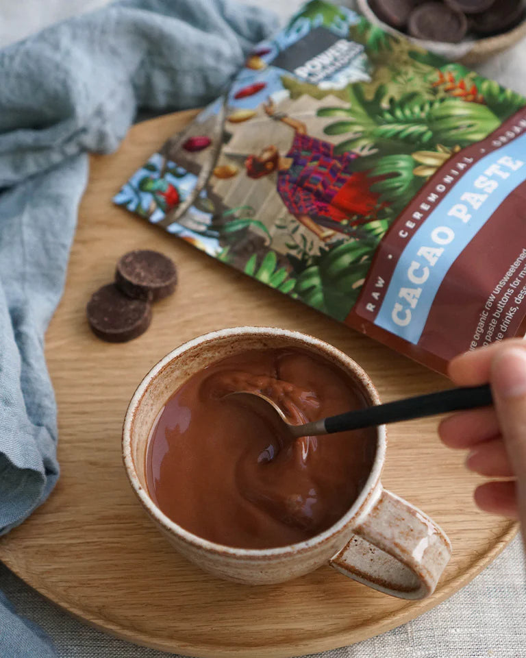 Power Super Foods Certified Organic Cacao Paste Buttons 250g Or 500g, Ceremonial Grade