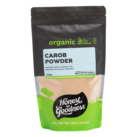 Honest To Goodness Australian Carob Powder 350g, Australian Certified Organic