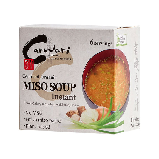 Carwari Certified Organic Instant Miso Soup 6 Serves, Perfect For A Quick Snack