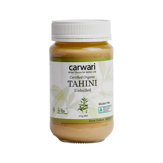 Carwari Tahini Unhulled 250g, Certified Organic