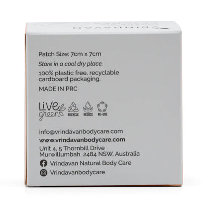Vrindavan Self-Adhesive Castor Oil 20 Patches, Targeted Application Of Castor Oil