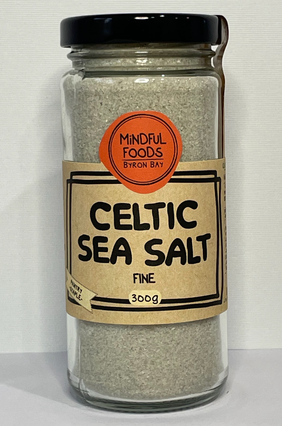 Mindful Foods Fine Celtic Sea Salt 300g Or 600g, Unrefined With Over 80 Trace Minerals