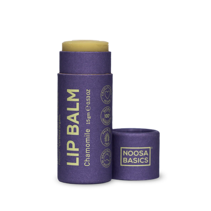 Noosa Basics Organic Chamomile Lip Balm 15g, Free Of Nasties