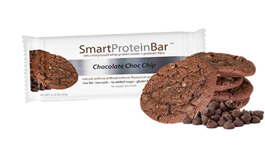 Smart Diet Solutions Smart Protein Bar™ Single Bar 60g Or A Box Of 12, Chocolate Choc Chip Flavour