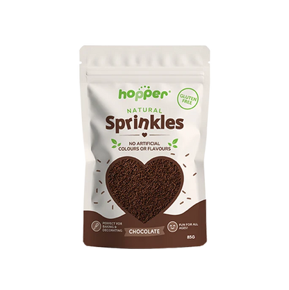 Hopper Gluten Free Chocolate Sprinkles 85g, No Artificial Colours Or Flavours