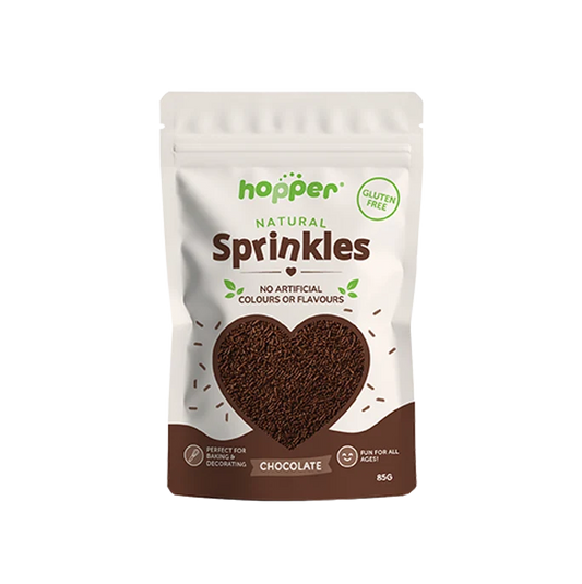 Hopper Gluten Free Chocolate Sprinkles 85g, No Artificial Colours Or Flavours