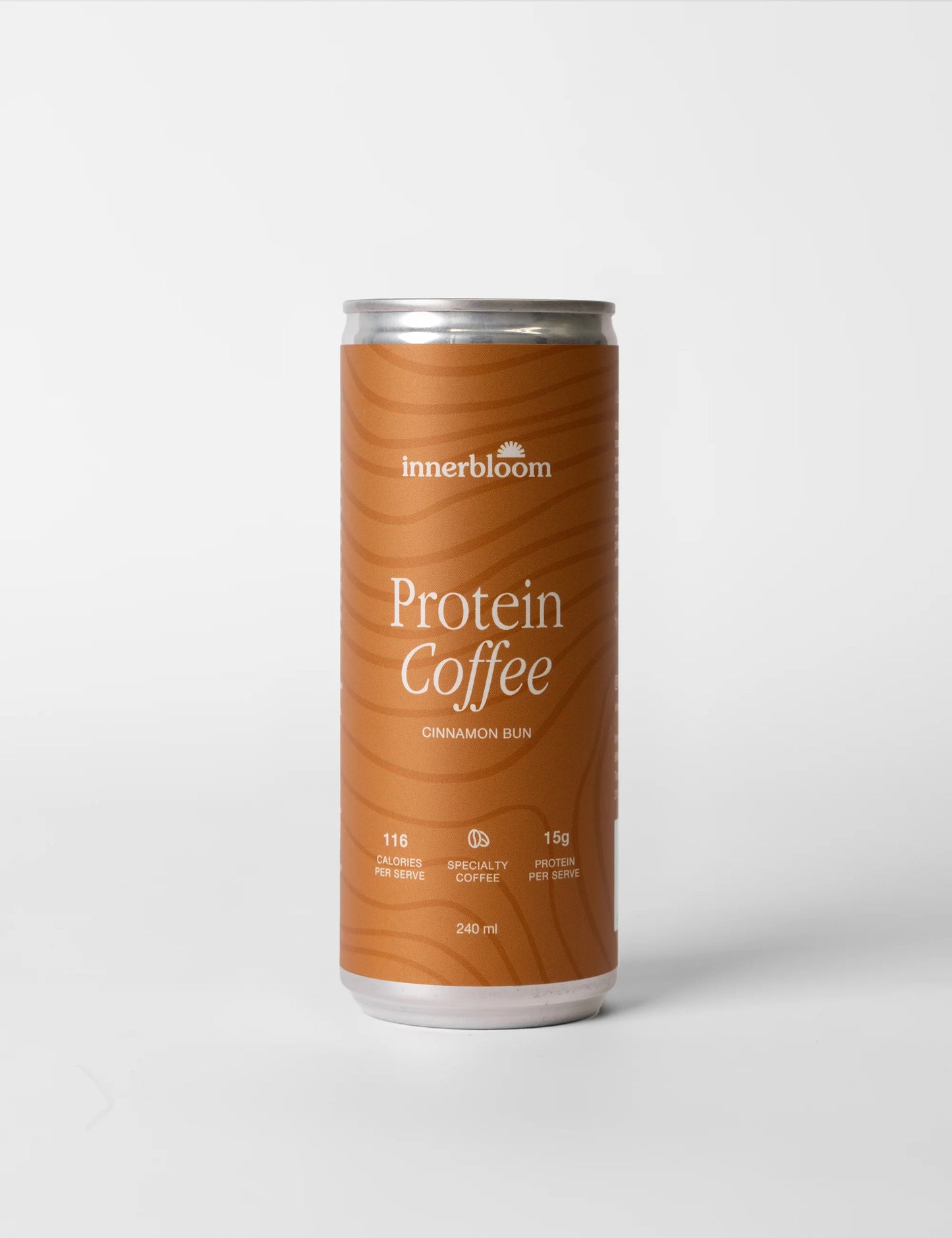 Innerbloom Cinnamon Bun Protein Coffee 240mL, Only 116 Calories Per Serve