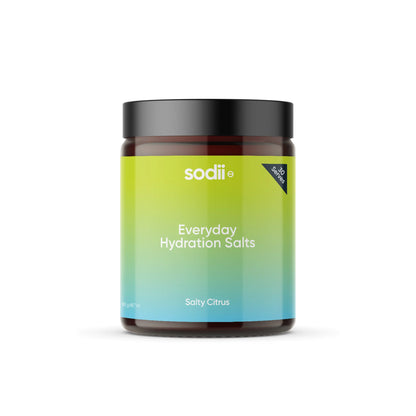 Sodii Everyday Hydration Salts Assorted Flavours 185g, 30 Serves of True Hydration