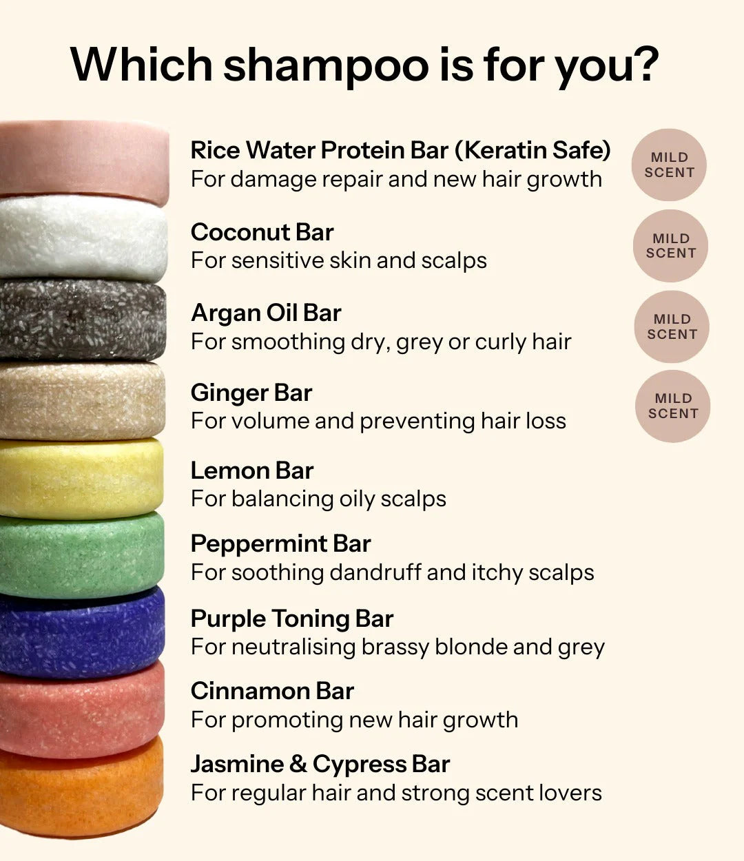 COOKI Shampoo Bar With Tin 65g, Cinnamon Fragrance For Volume & Hair Growth
